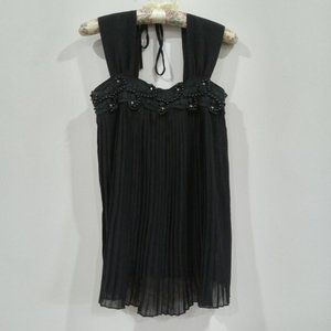 Black flowy tank top